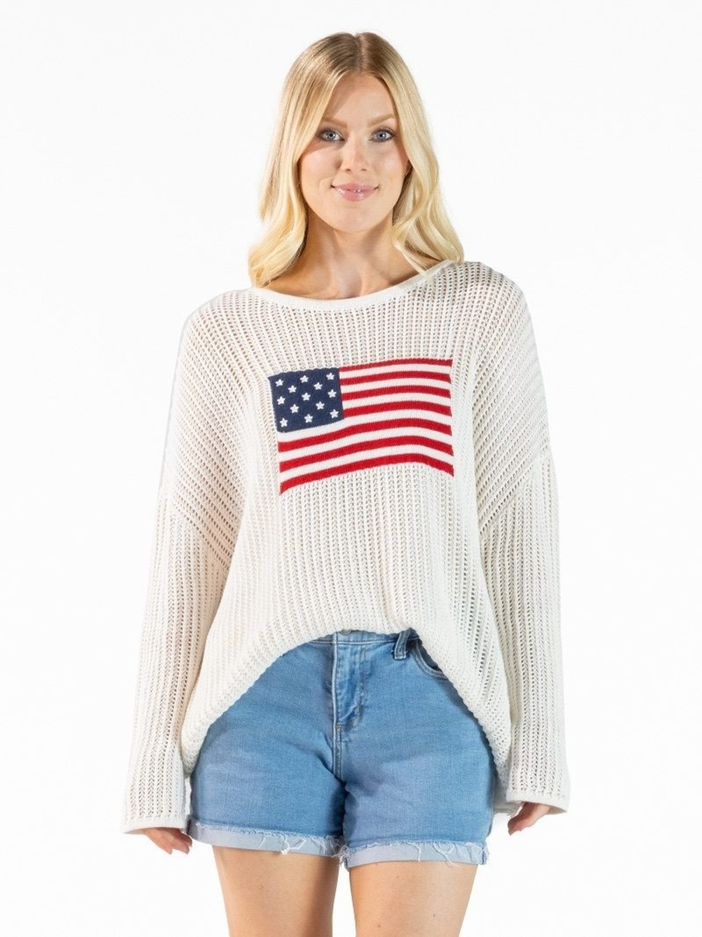 BNWT Simply Southern Red and White Striped Knit Sweater